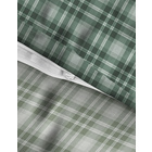 Feinbiber-Bettwäsche "Karo Tartan" salbei biberna