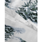 Castell Polycotton-Biber-Bettwäsche „Winter“ taubenblau