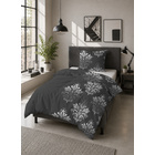 Castell Polycotton-Biber-Bettwäsche „Ornament“ titanium