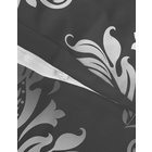 Castell Polycotton-Biber-Bettwäsche „Ornament“ titanium