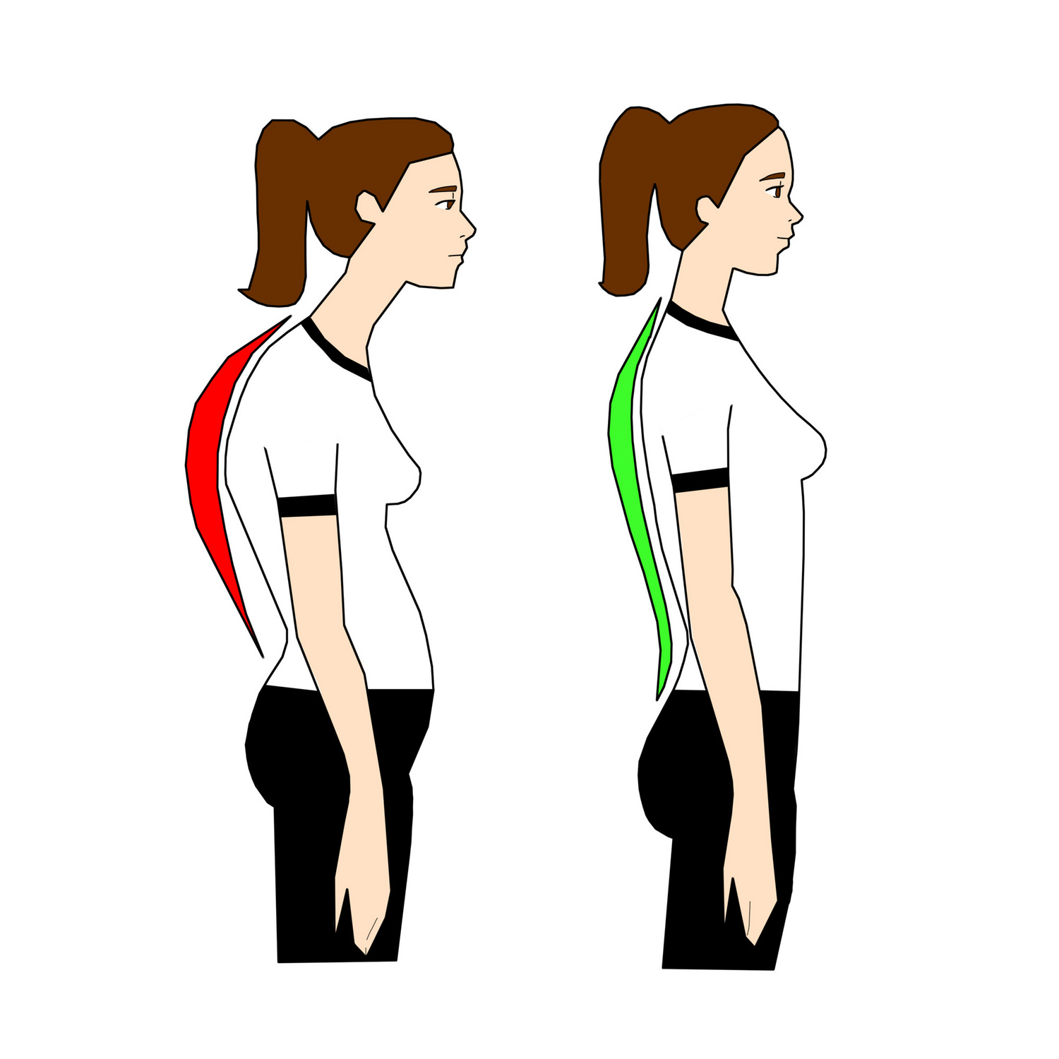 Kupfer-Rückenstütze schwarz, Artikelnummer: 6290000, Größe: S/M
